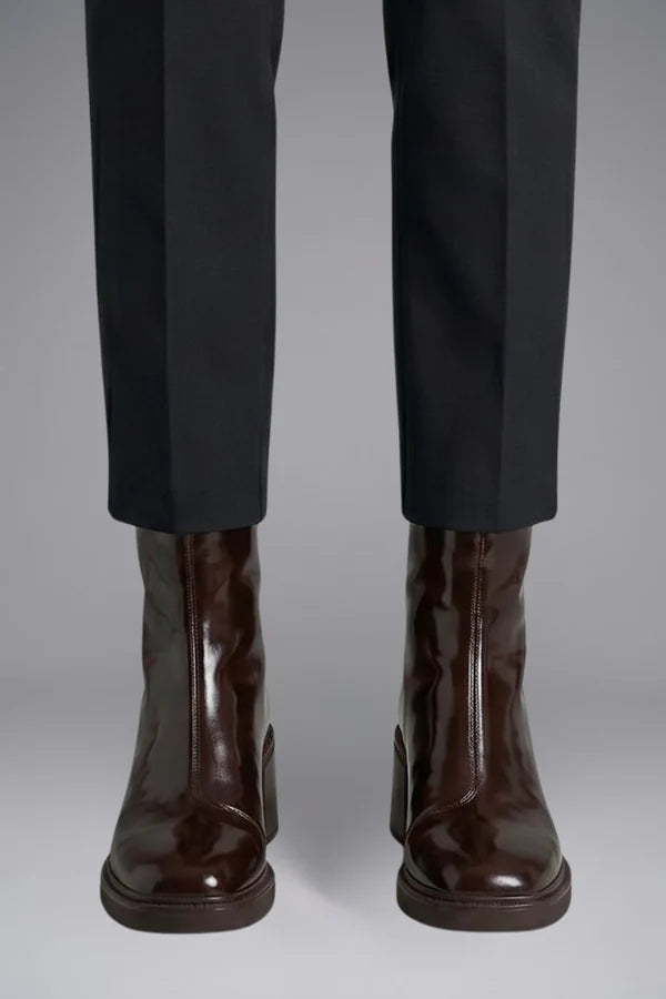 Women's Ankle Boots with Side Zipper Closure for Fall