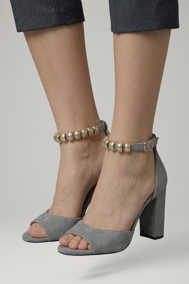 Women's Block Heel Sandals with Adjustable Strap and Stable Sole