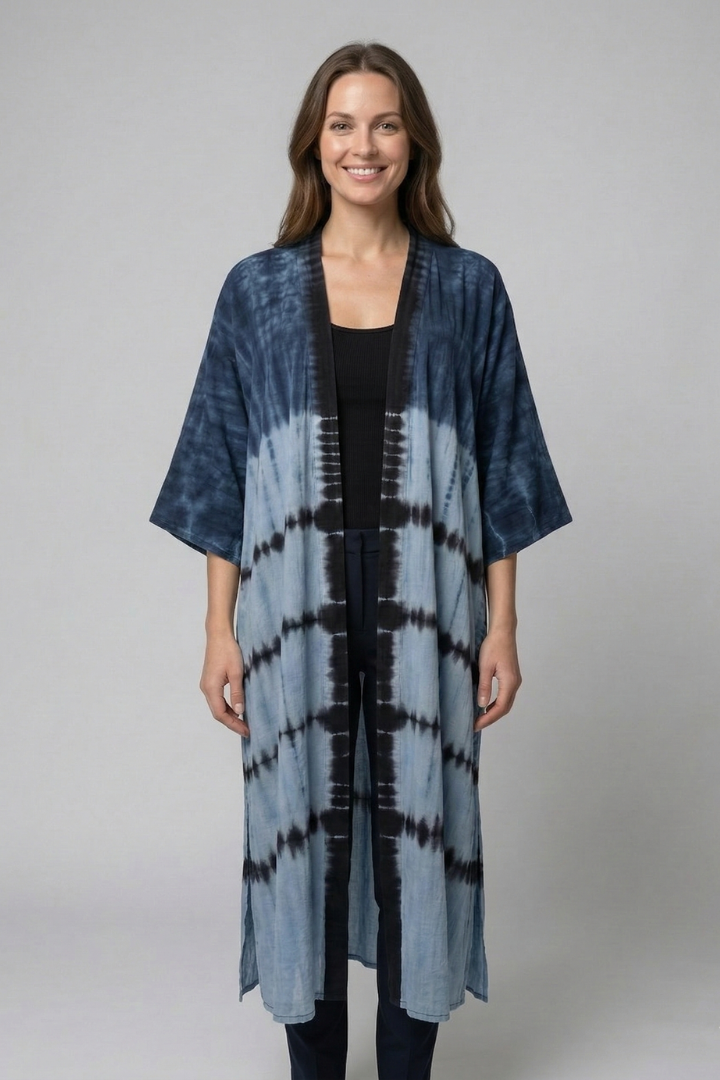 Women’s Cardigan Cover Up with Open Front and Short Sleeves