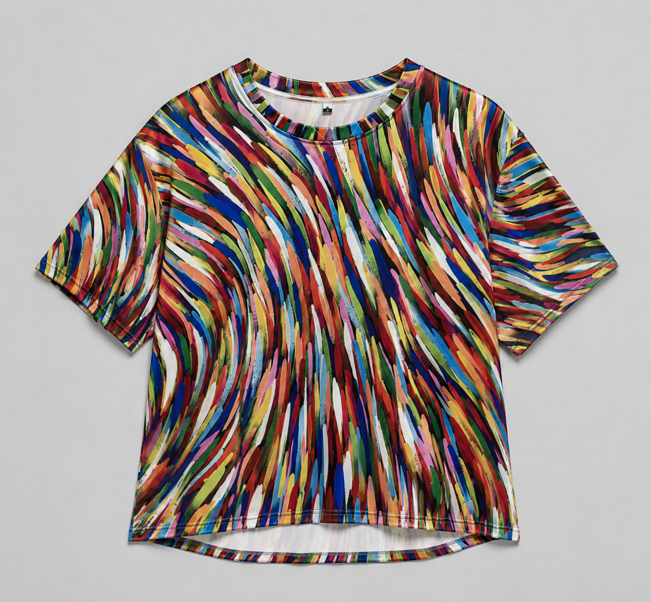 Women's Printed Short Sleeve Blouse