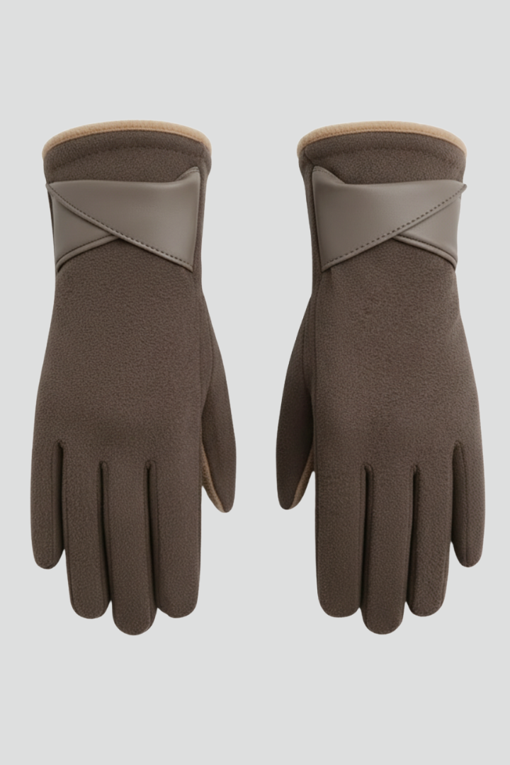 Women’s Gloves with Inner Lining and Adjustable Strap