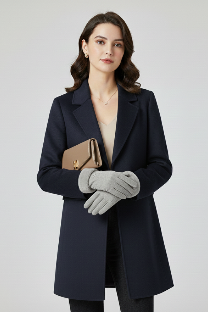 Women’s Gloves with Lined Interior and Folded Cuffs