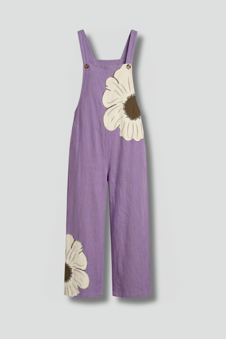 Women’s Jumpsuit with Adjustable Straps and Wide Legs