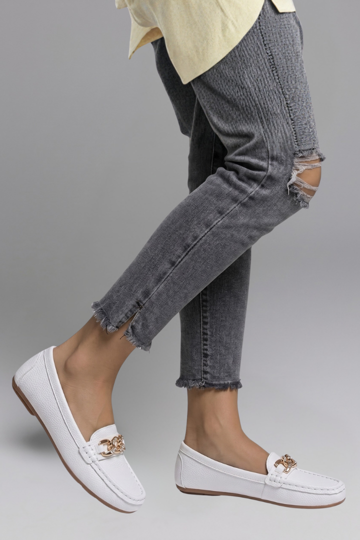 Women's Leather Loafers with Leather Upper for Everyday Wear