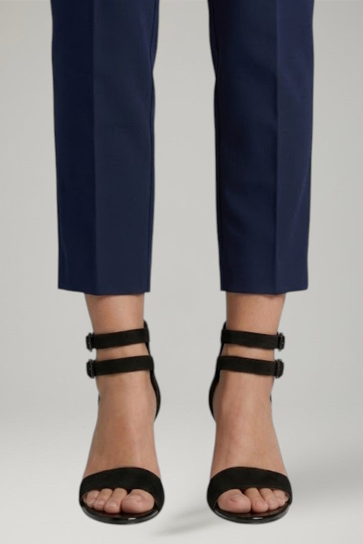 Women's Leather Sandals with Ankle Strap and Stiletto Heel