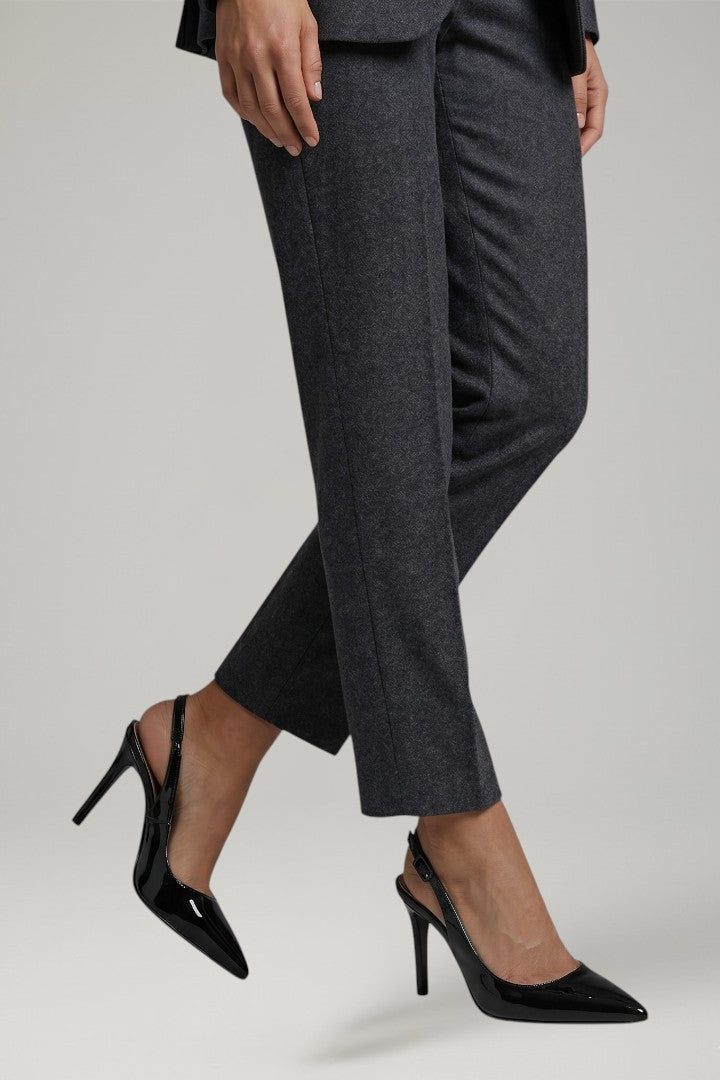 Women's Leather Sandals with Pointed Toe and Stiletto Heel
