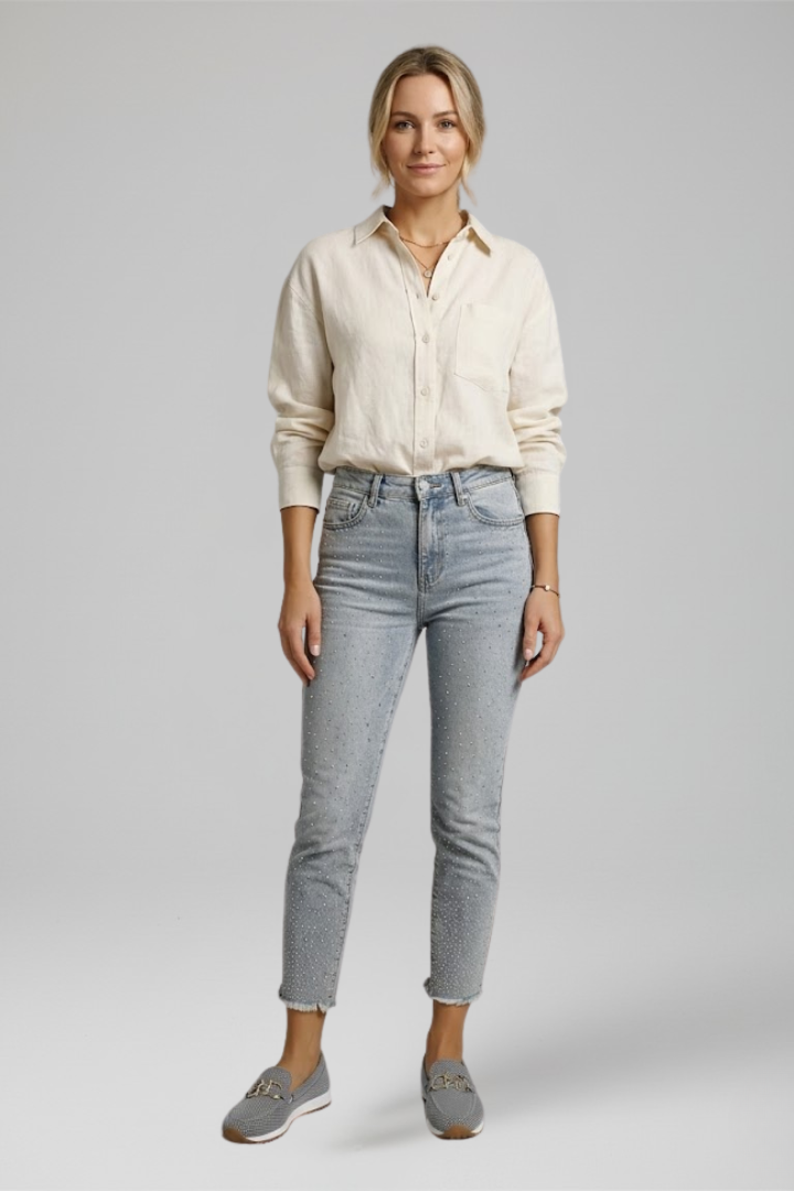 Women's Loafers with Textured Mesh for All-Day Comfort