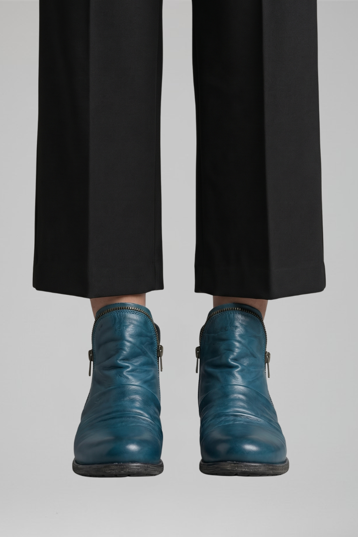 Women's Orthopaedic Ankle Boots with Side Zipper for All-Day Comfort