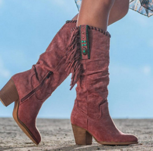 Women's Orthopaedic Boots with Block Heel for Fall