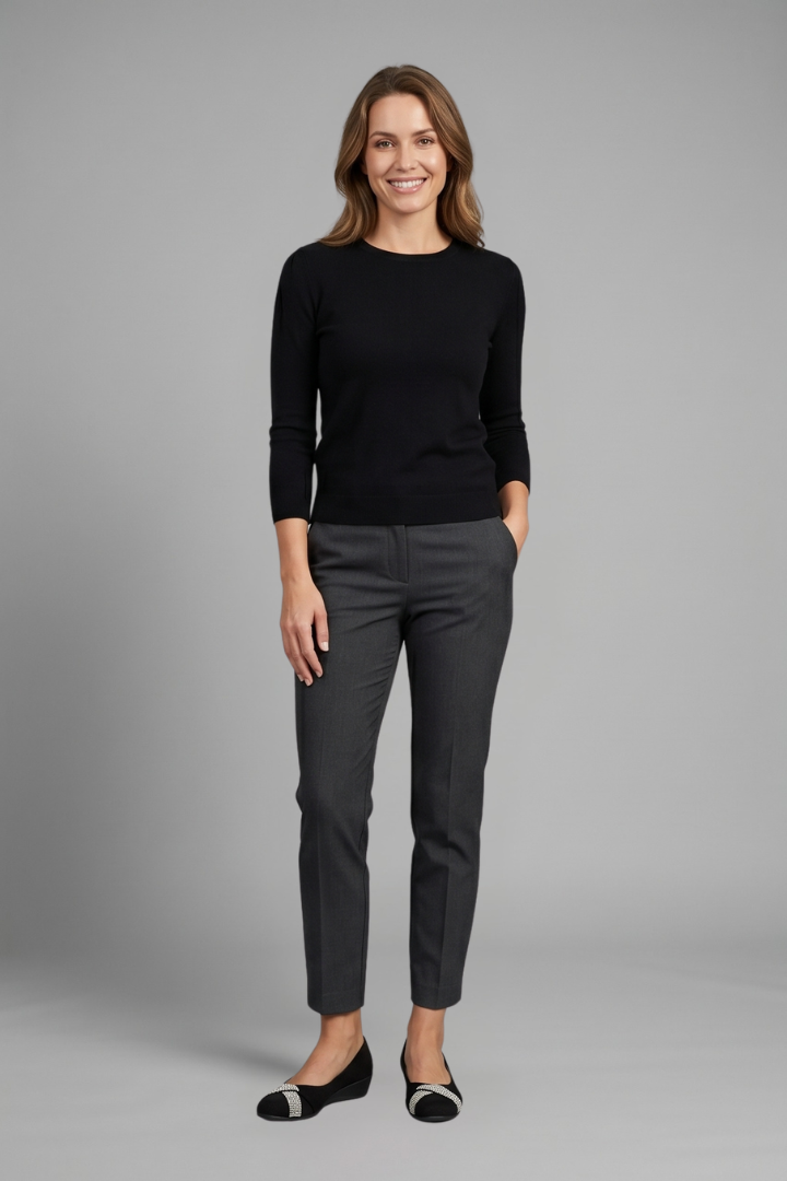 Women's Orthopaedic Flats with Textured Fabric Upper for Everyday Wear