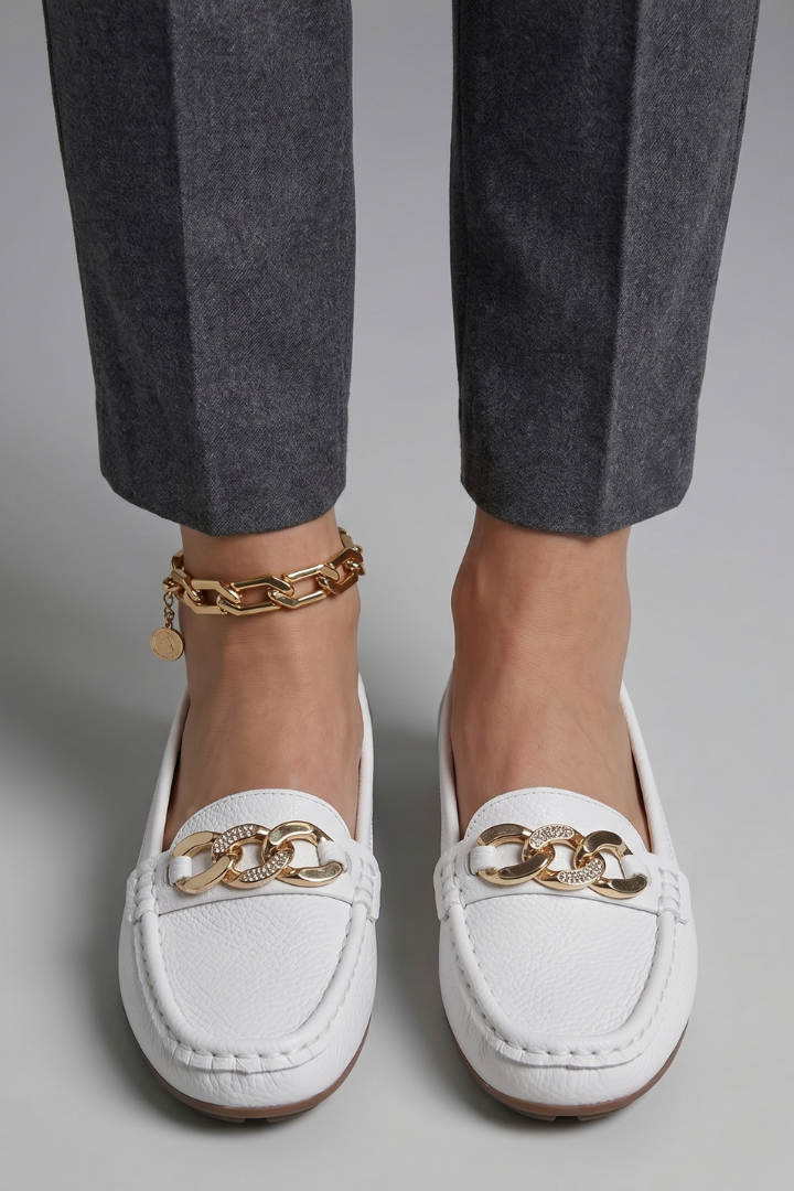 Women's Orthopaedic Loafers with Textured Upper for Everyday Wear