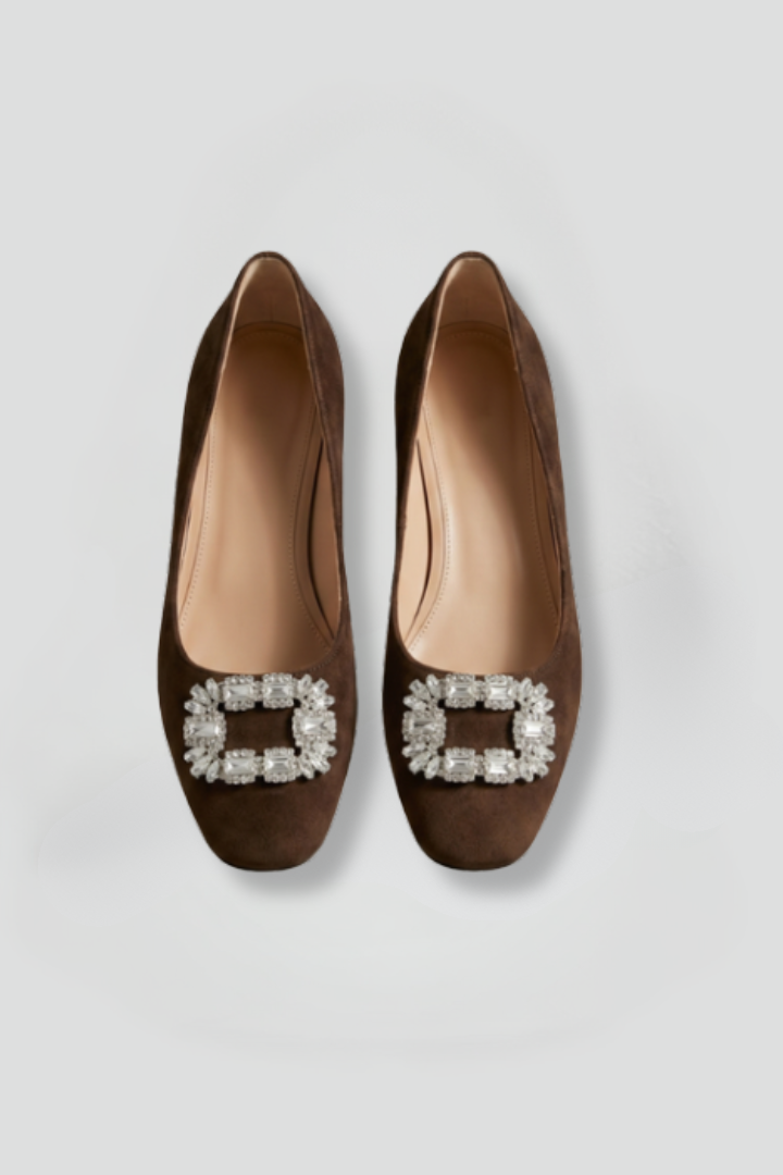 Women's Orthopaedic Pumps with Block Heel for Formal Occasions