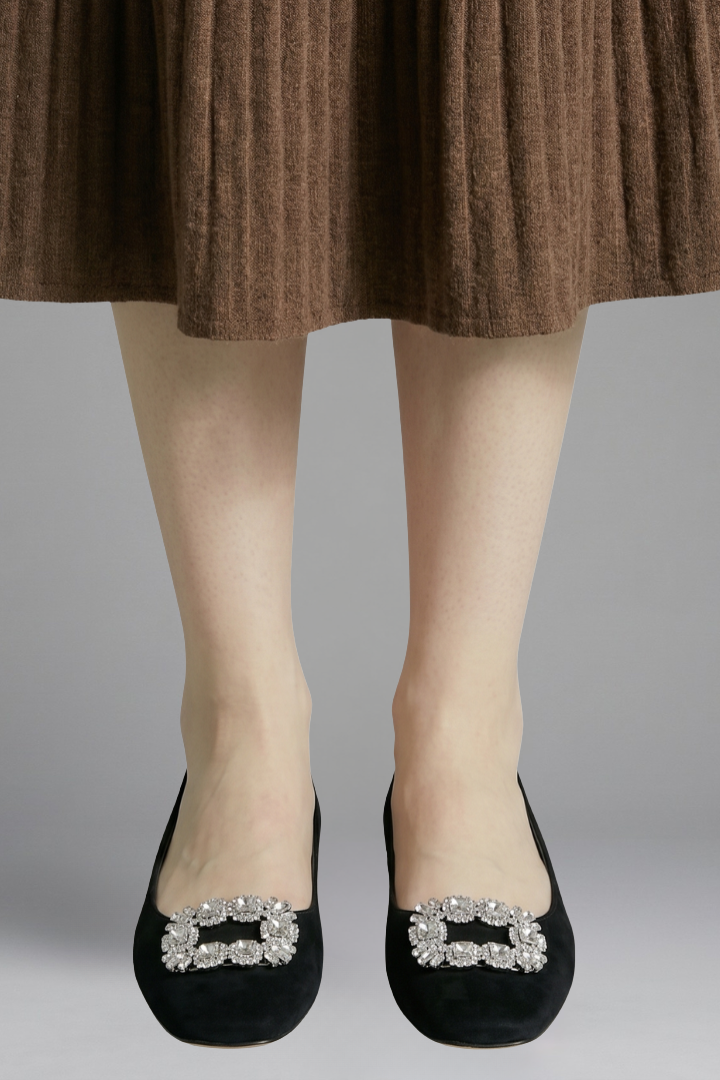 Women's Orthopaedic Pumps with Block Heel for Formal Occasions