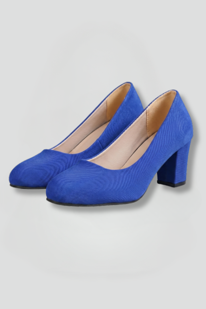 Women's Orthopaedic Pumps with Textured Outsole for Office Wear