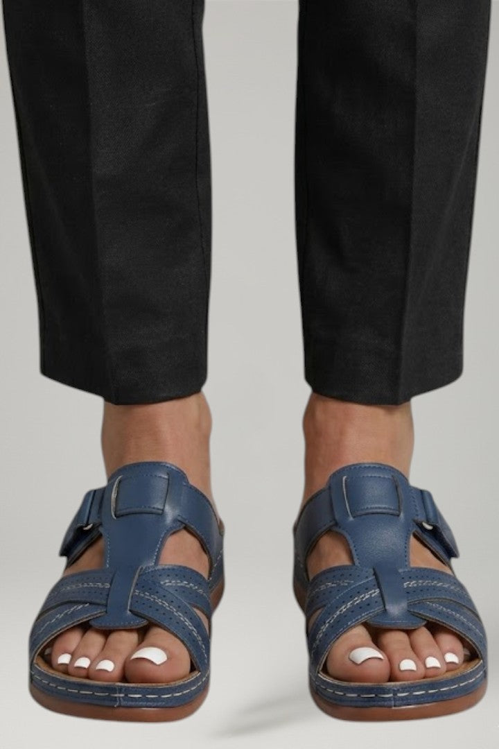 Women's Orthopaedic Sandals with Open Toe and Contoured Footbed