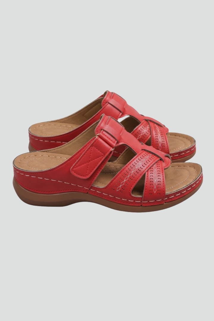 Women's Orthopaedic Sandals with Open Toe and Contoured Footbed