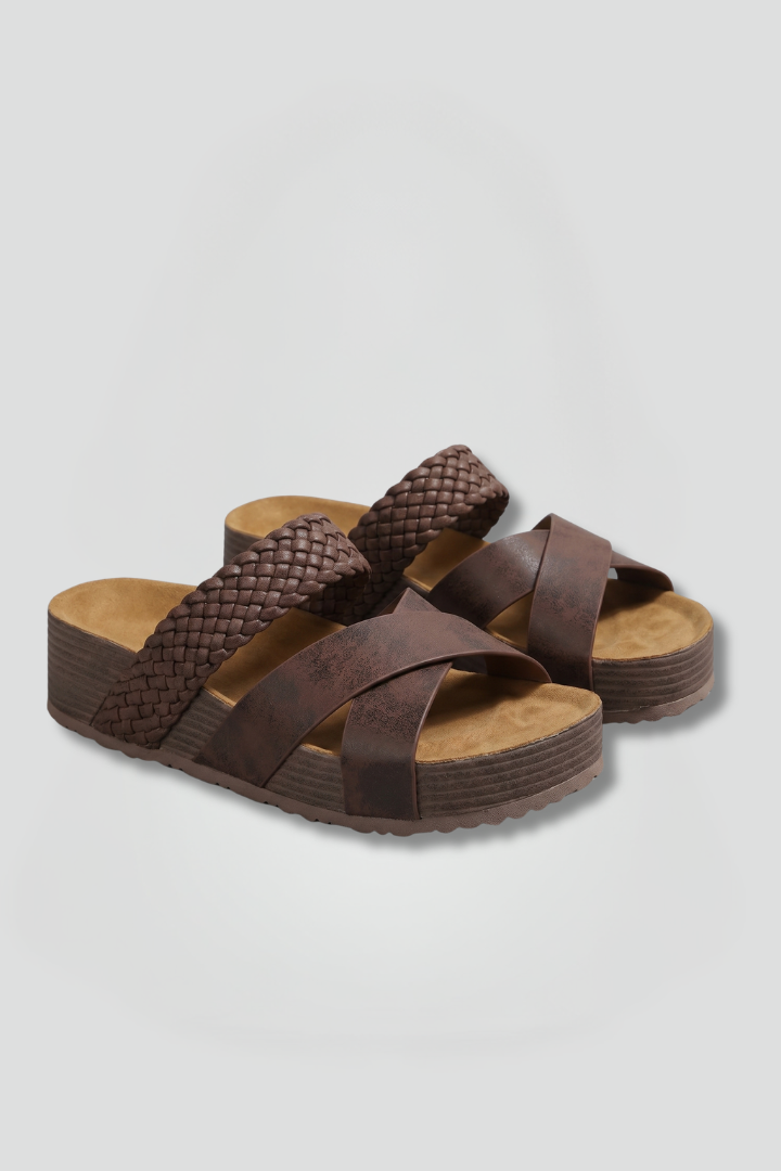Women's Orthopaedic Sandals with Platform Slide for Spring