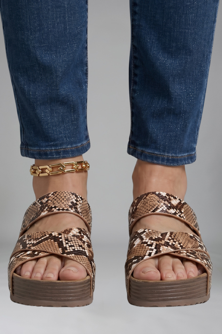 Women's Orthopaedic Sandals with Platform Slide for Spring