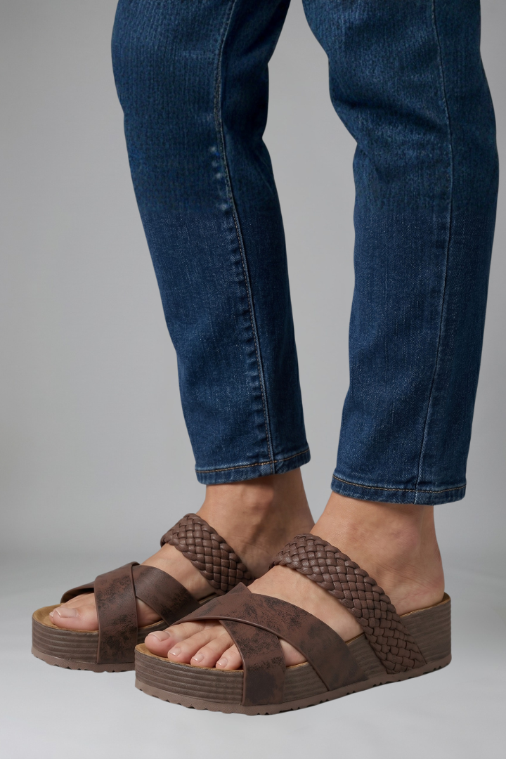 Women's Orthopaedic Sandals with Platform Slide for Spring