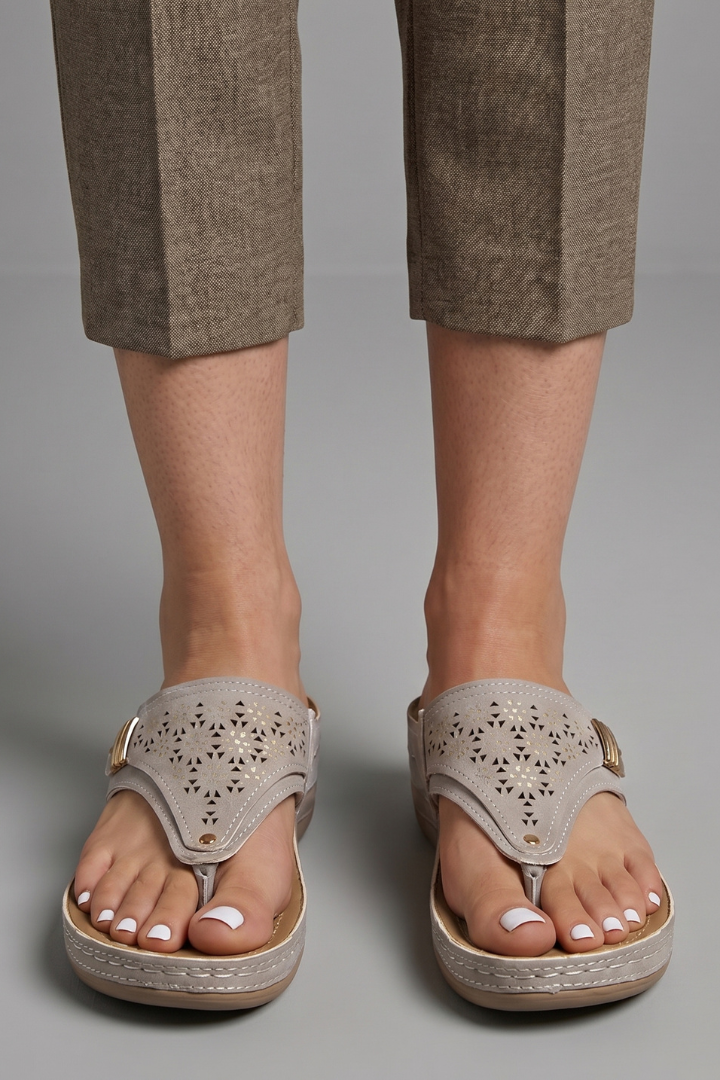 Women's Orthopaedic Sandals with Wedge Sole for Summer
