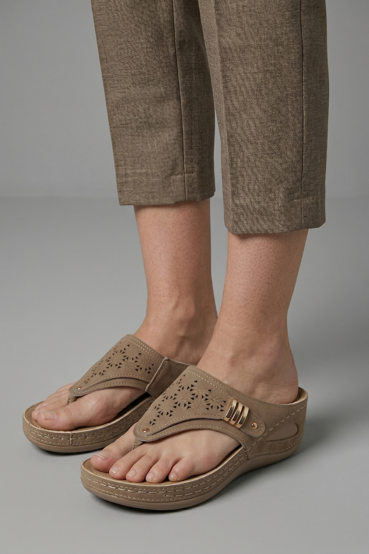 Women's Orthopaedic Sandals with Wedge Sole for Summer