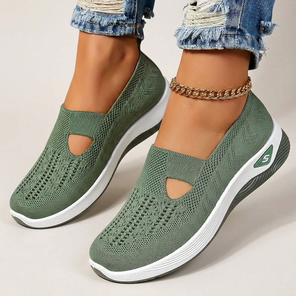 Women's Orthopaedic Slip-On Shoes with Slip-On Design for All-Day Comfort