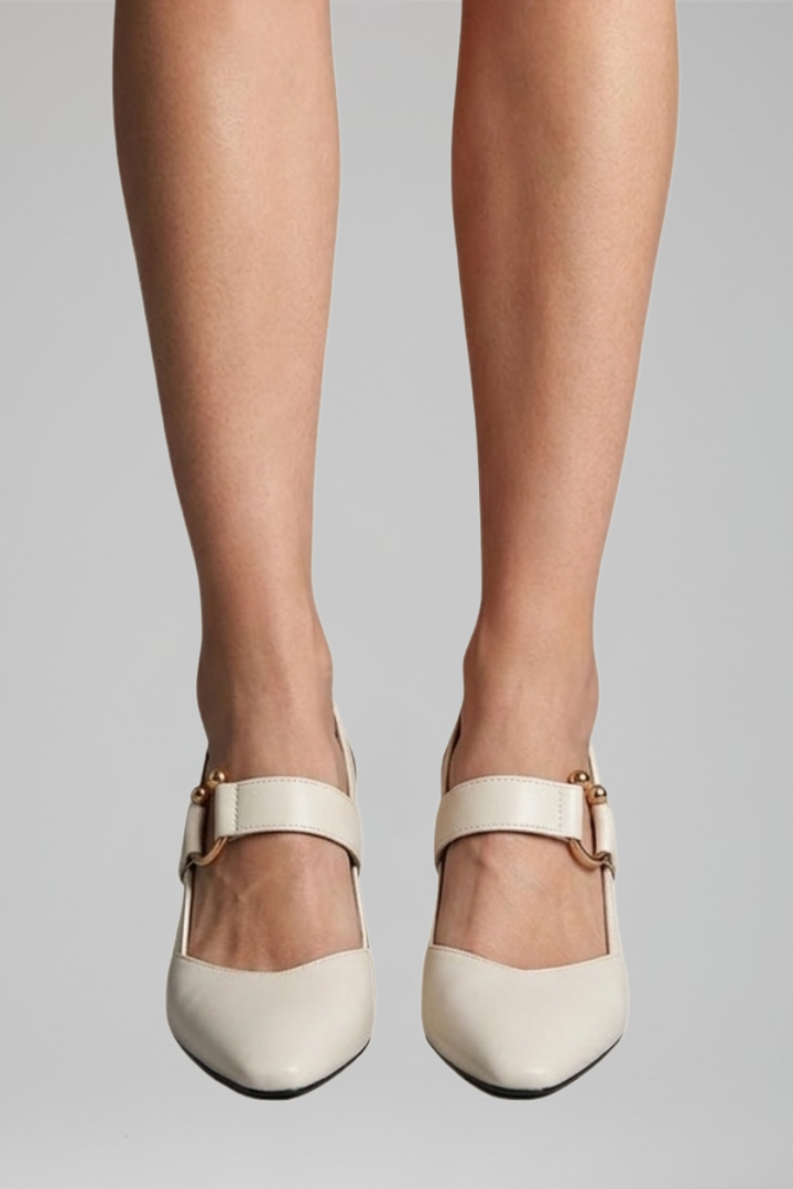Women's Orthopedic Slingback Heels with Pointed Toe for Everyday Wear