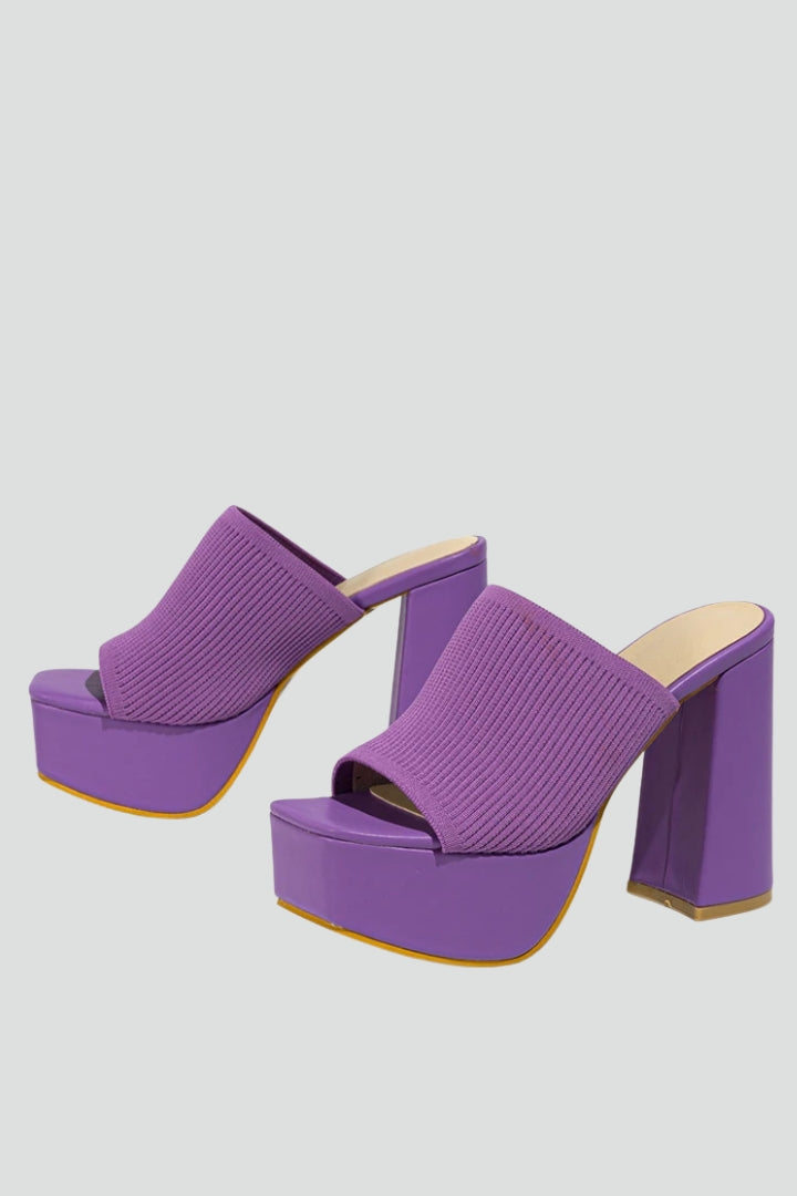 Women's Platform Sandals with Cushioned Insole and Slip Resistant Sole