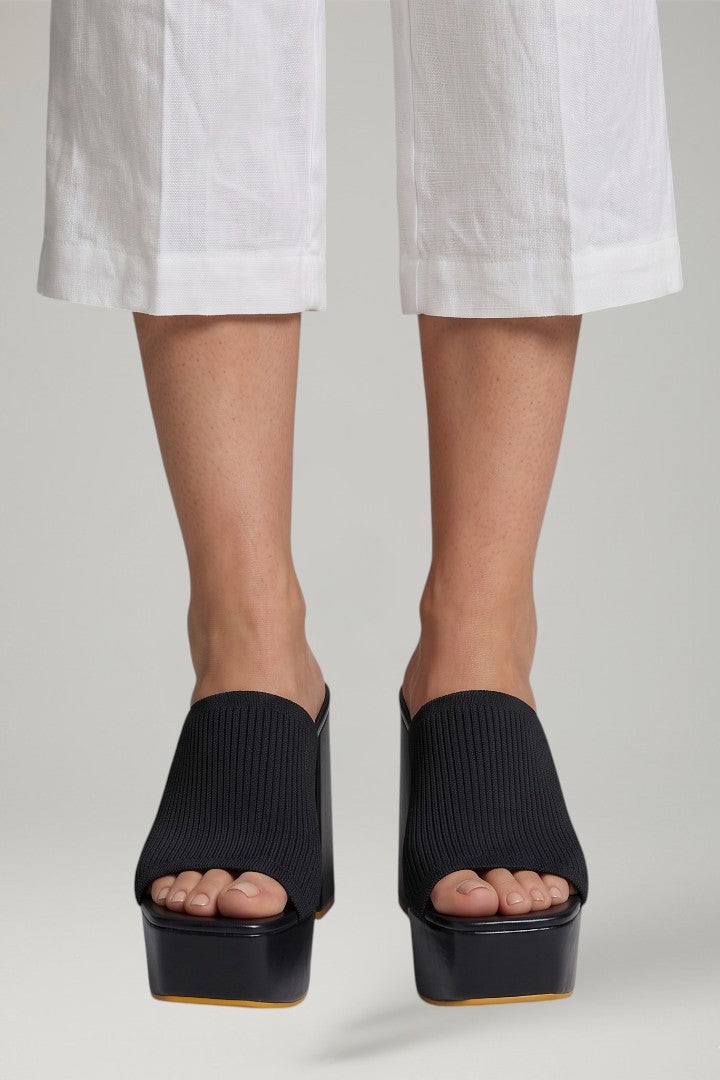 Women's Platform Sandals with Cushioned Insole and Slip Resistant Sole