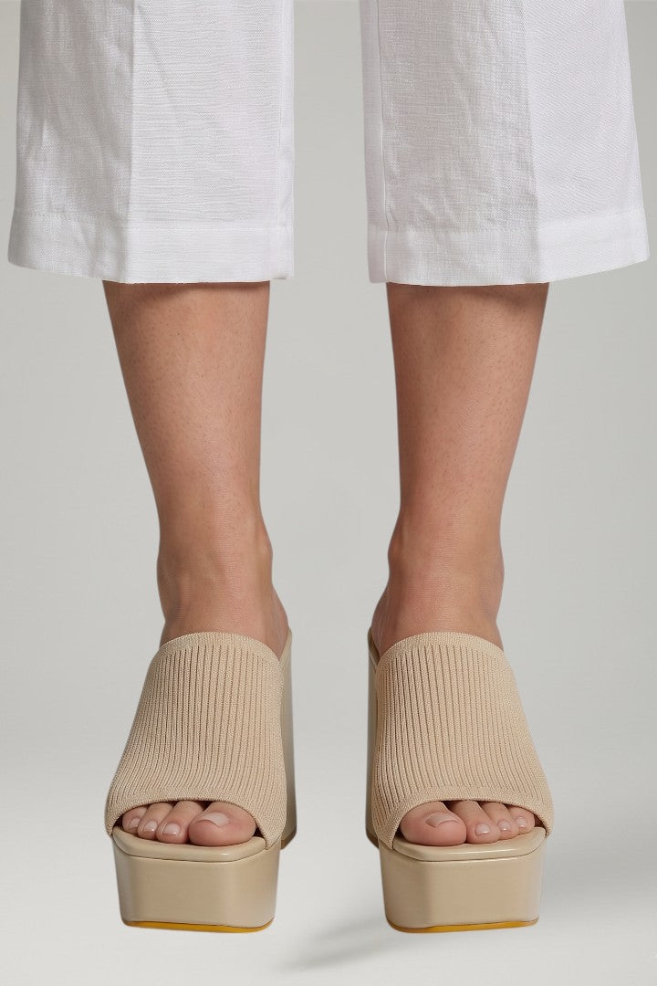 Women's Platform Sandals with Cushioned Insole and Slip Resistant Sole