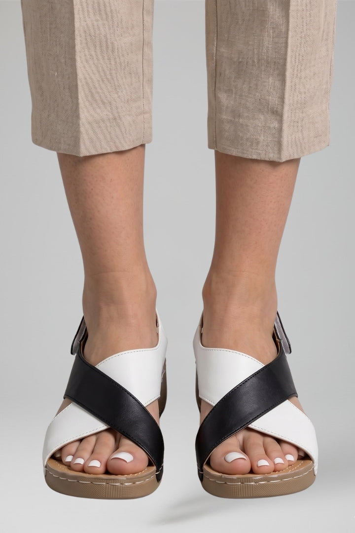 Women's Platform Wedge Sandals with Wedge Heel