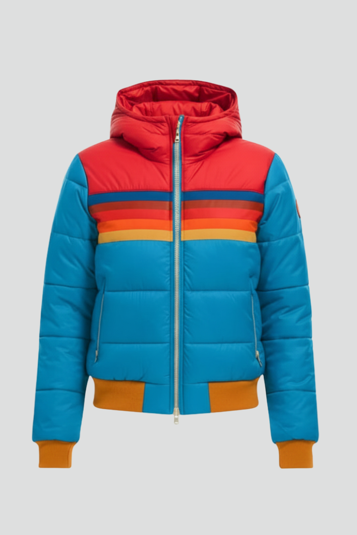 Women’s Quilted Jacket with Hood and Zip