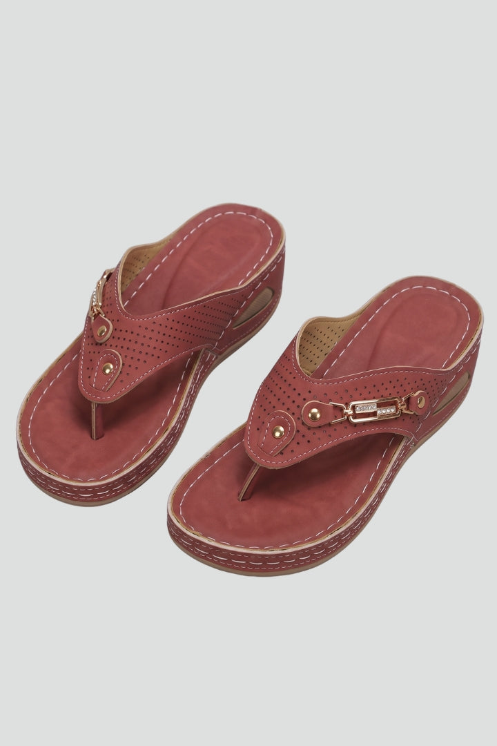 Women's Sandals with Adjustable Straps and Cushioned Sole