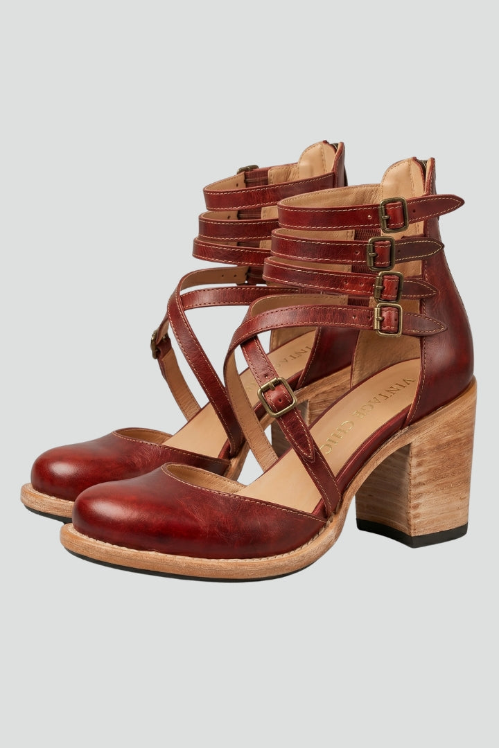 Women's Sandals with Cushioned Footbed and Buckle Fastening