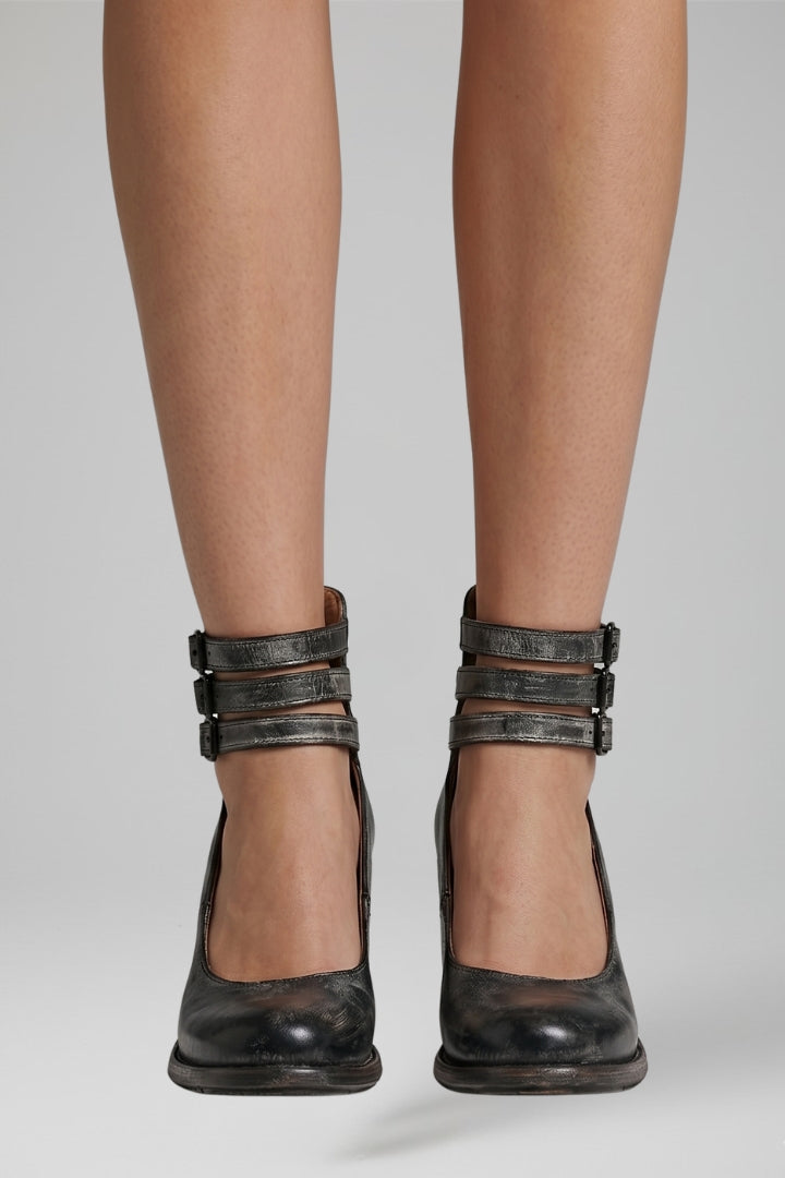 Women's Sandals with Cushioned Footbed and Buckle Fastening