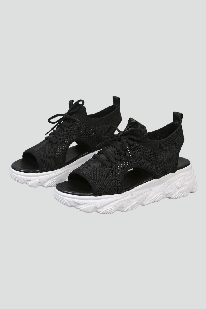 Women's Sandals with Lace-Up for Summer