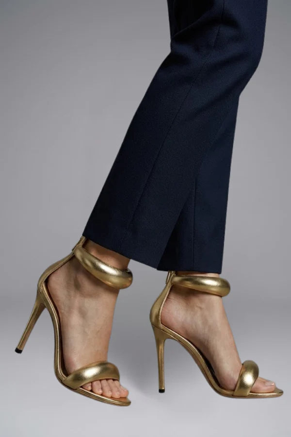 Women's Sandals with Slim High Heel for All-Season Wear