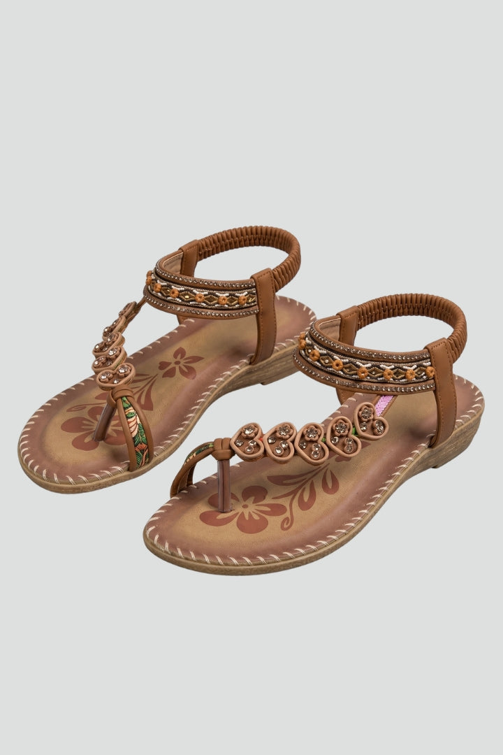Women's Sandals with Slip On Design and Flexible Sole