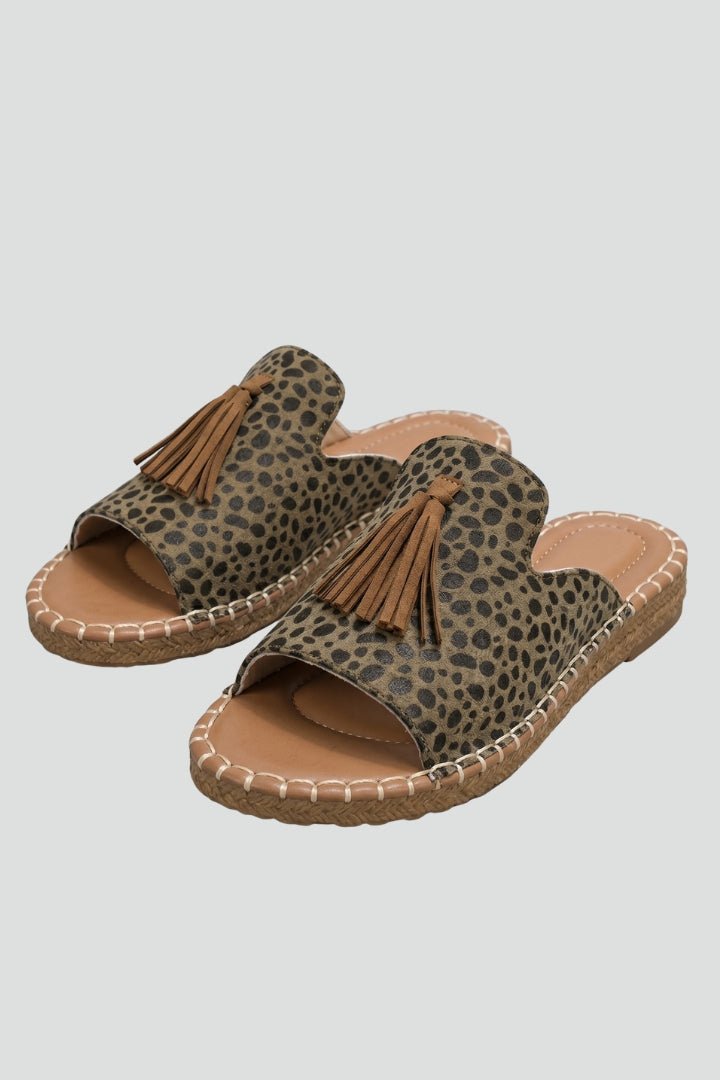 Women's Sandals with Slip On Design and Cushioned Footbed