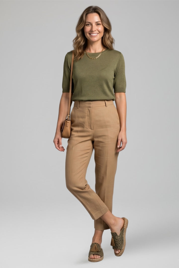 Women's Sandals with Slip On Design and Cushioned Footbed