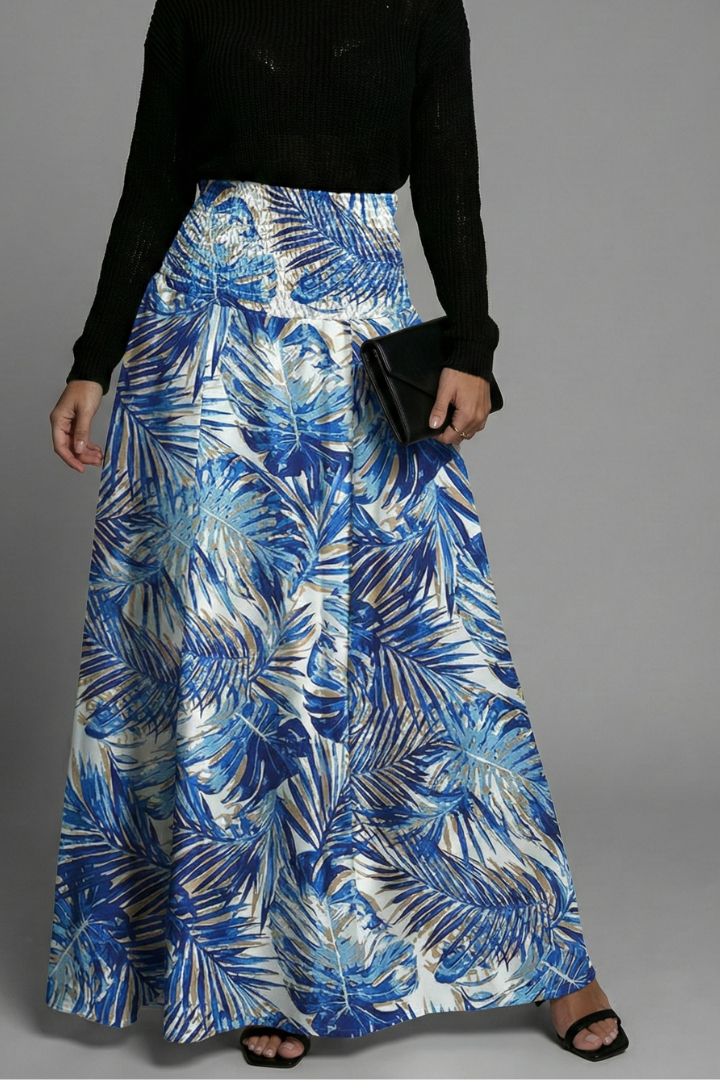 Women’s Skirt with Elastic Waistband and A-Line Cut