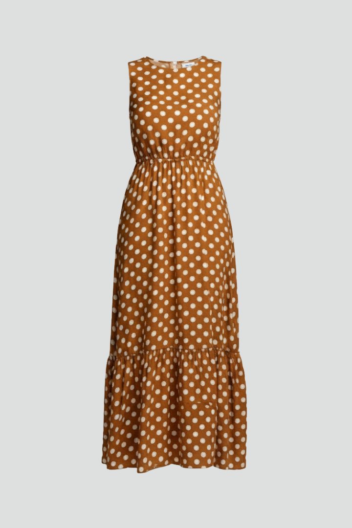 Women’s Maxi Dress with Wrap Front and Asymmetric Hem