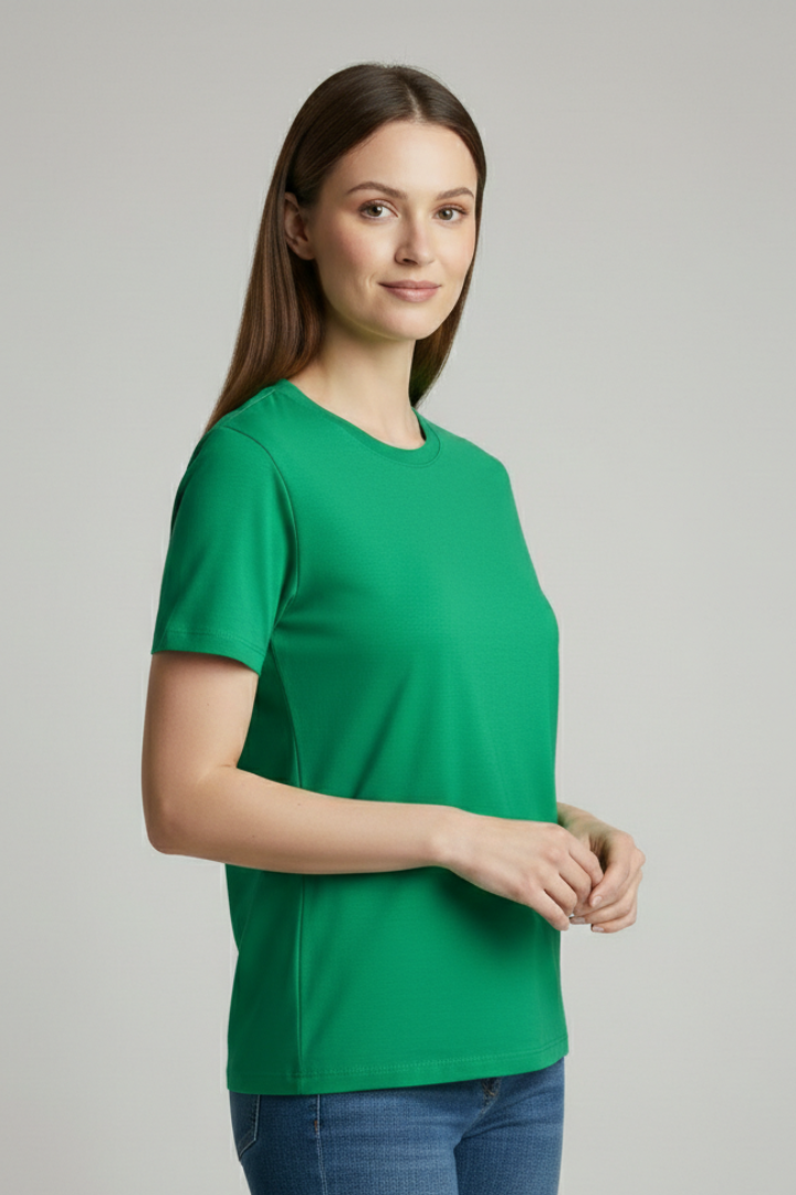 Women’s T-Shirt with Crew Neck and Short Sleeves
