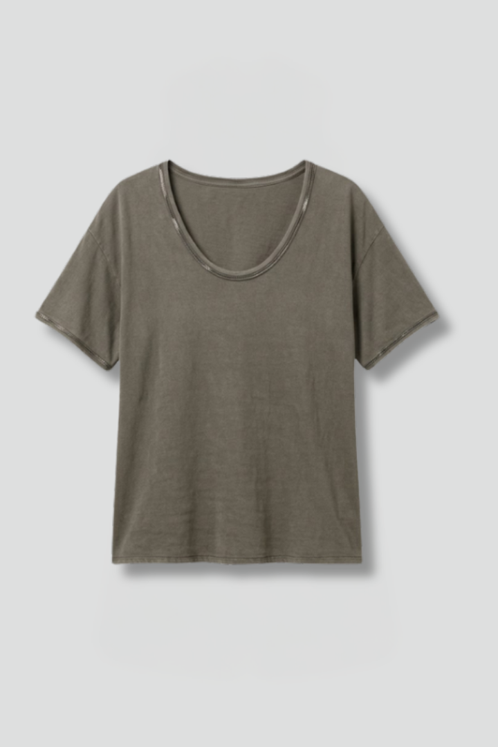 Women’s T-Shirt with Round Neck and Short Sleeves