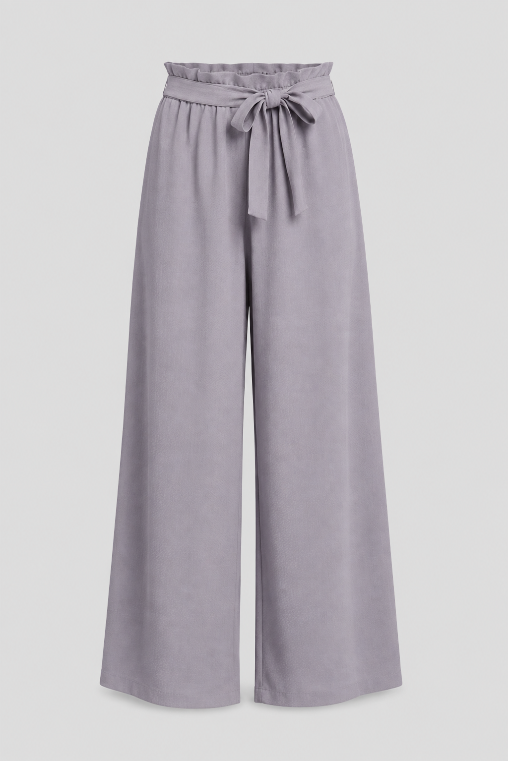 Women’s Trousers with Tie Waist and Wide Legs