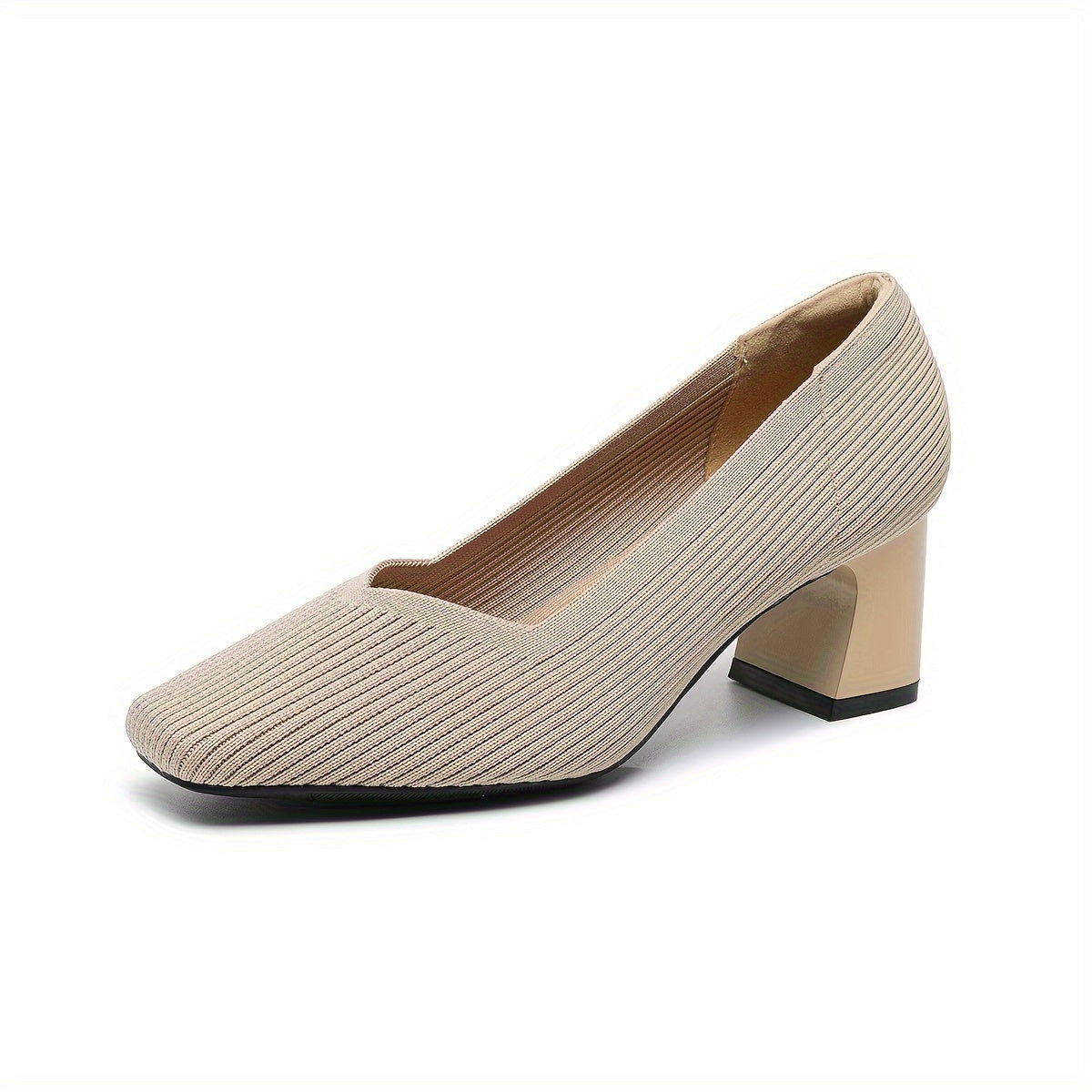 Women's Orthopaedic Pumps with Low Block Heel for Office Wear