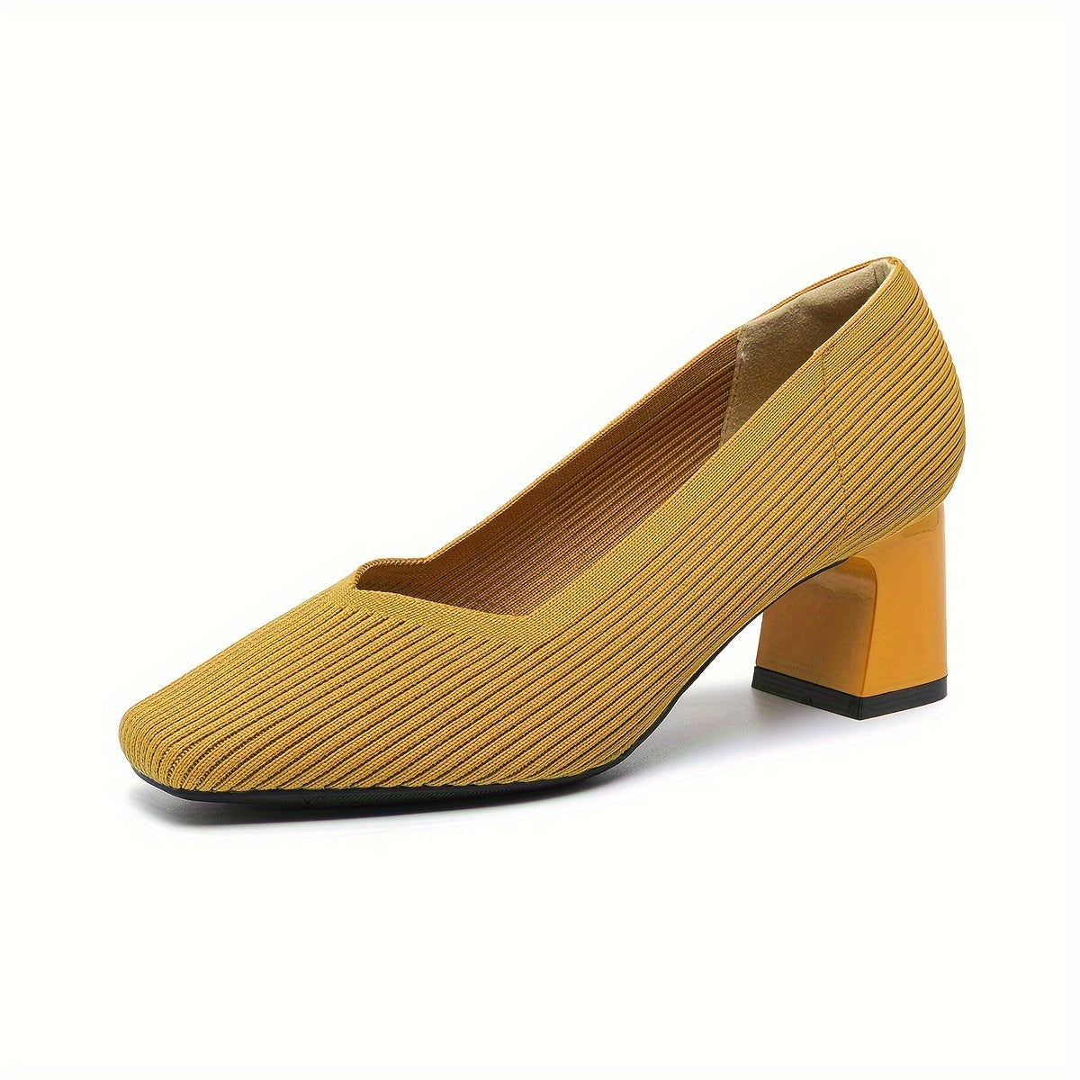 Women's Orthopaedic Pumps with Block Heel Design for Office Wear