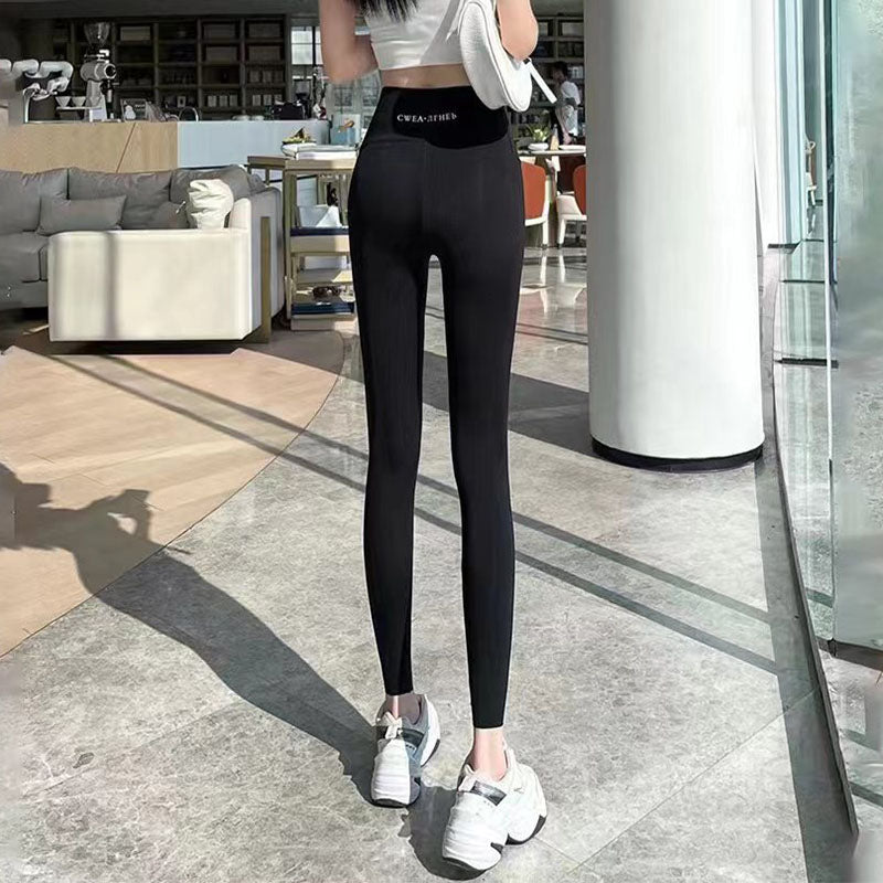 Women's Fleece Thermal Leggings, High Waist, Tummy Control