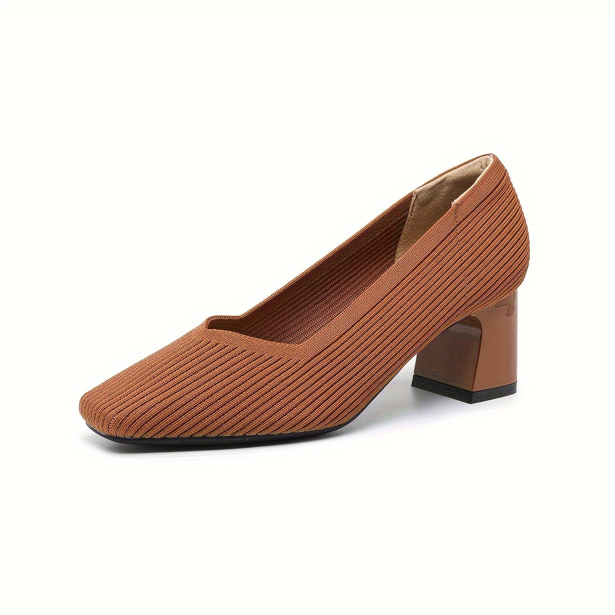 Women's Orthopaedic Pumps with Low Block Heel for Office Wear