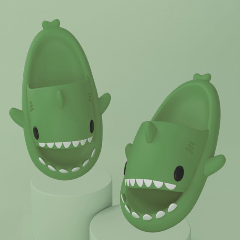 Cartoon Shark Slippers, Soft Indoor And Outdoor, Unisex